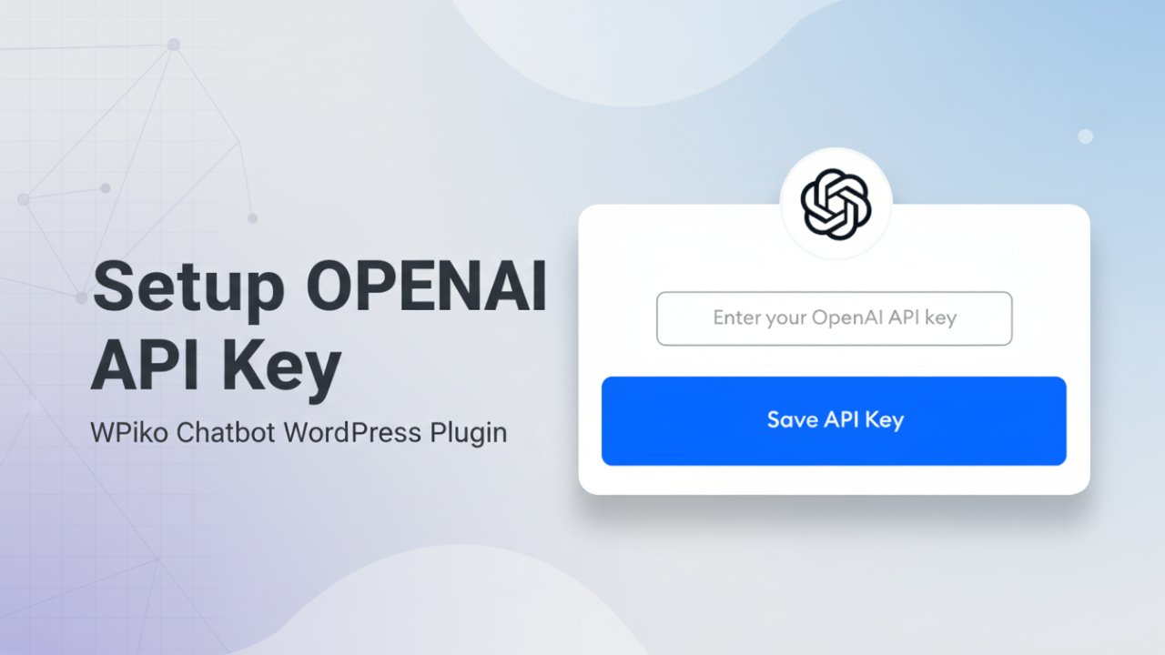 Setup OpenAI API Key